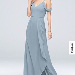 Dusty Blue Bridesmaids Dress